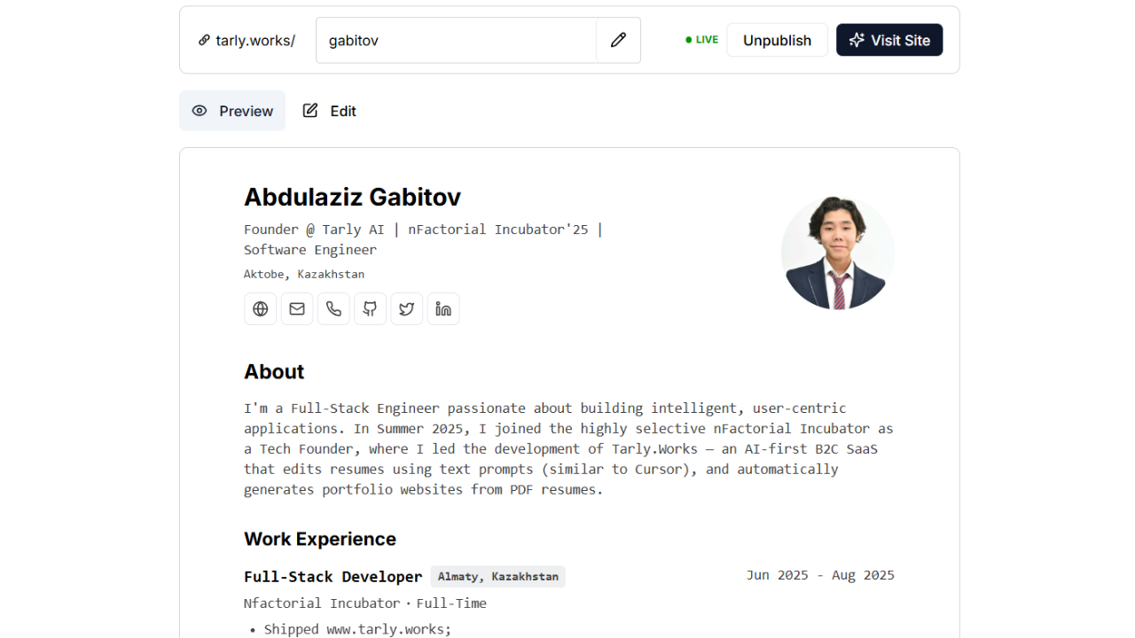 Personal Website